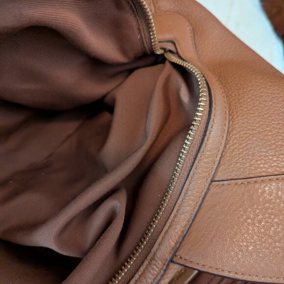 Coach Lexi pebble leather shoulder bag F57545 in mocha - Picture 15 of 15